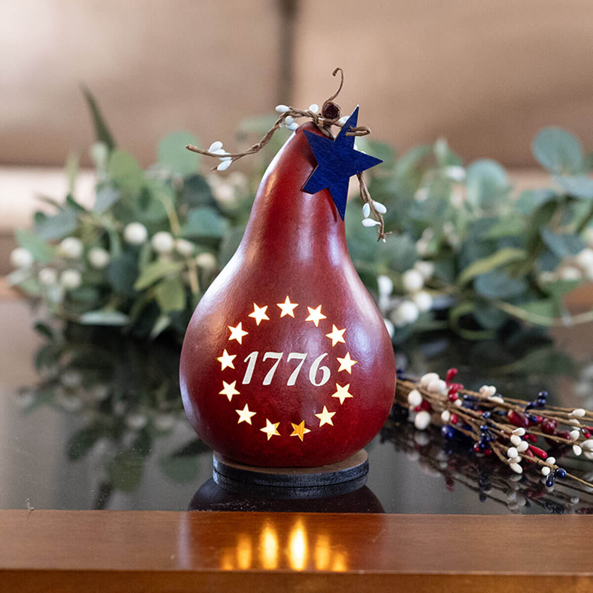 1776 Americana Miniature Gourd