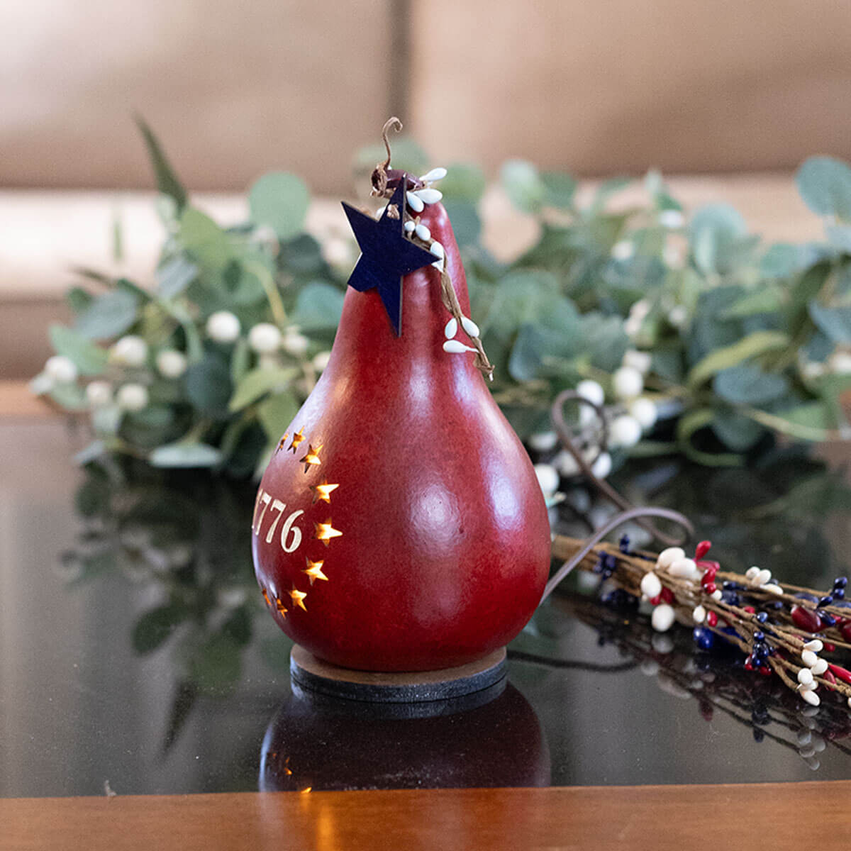 1776 Americana Miniature Gourd