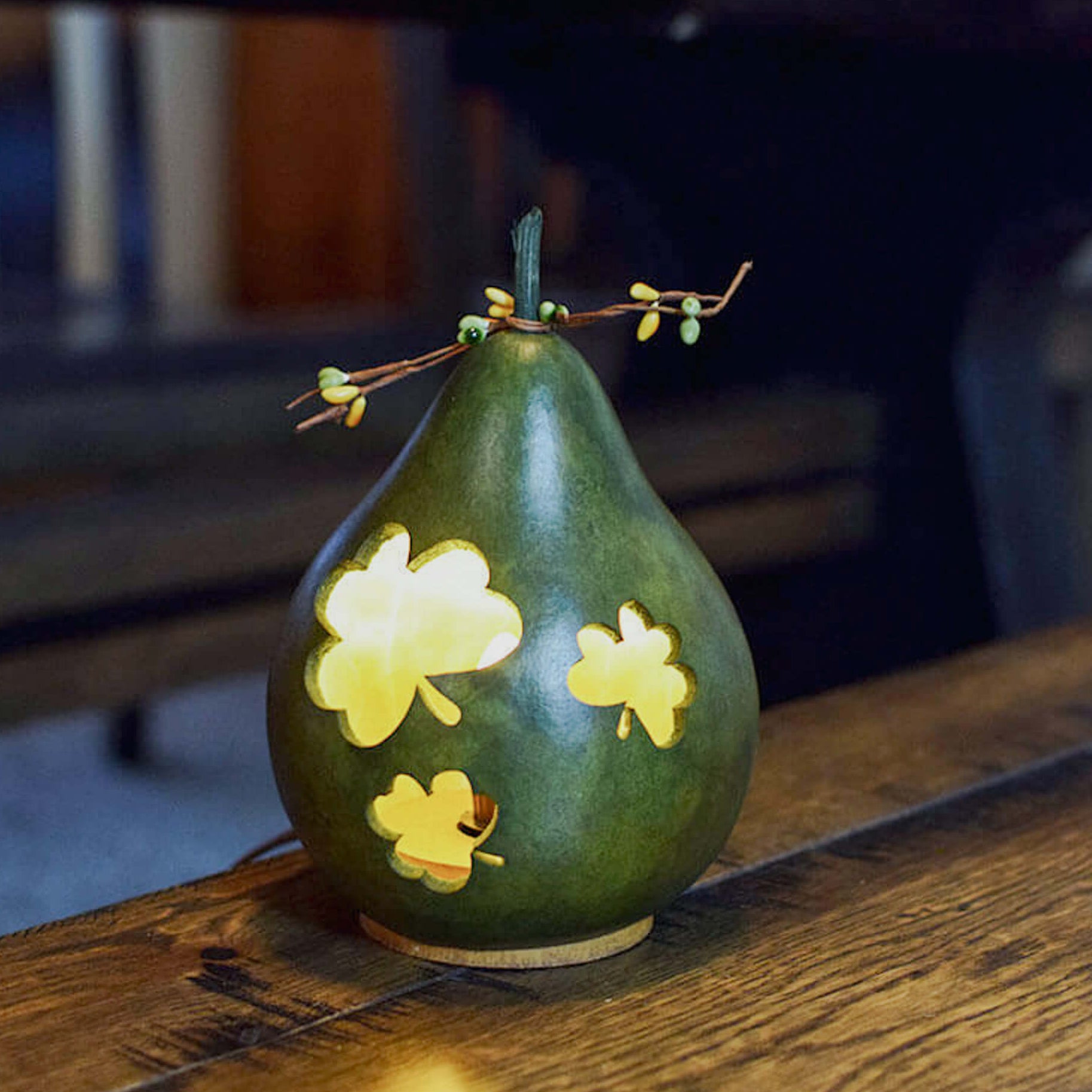 Saint Patricks Day - Clover Small Lit