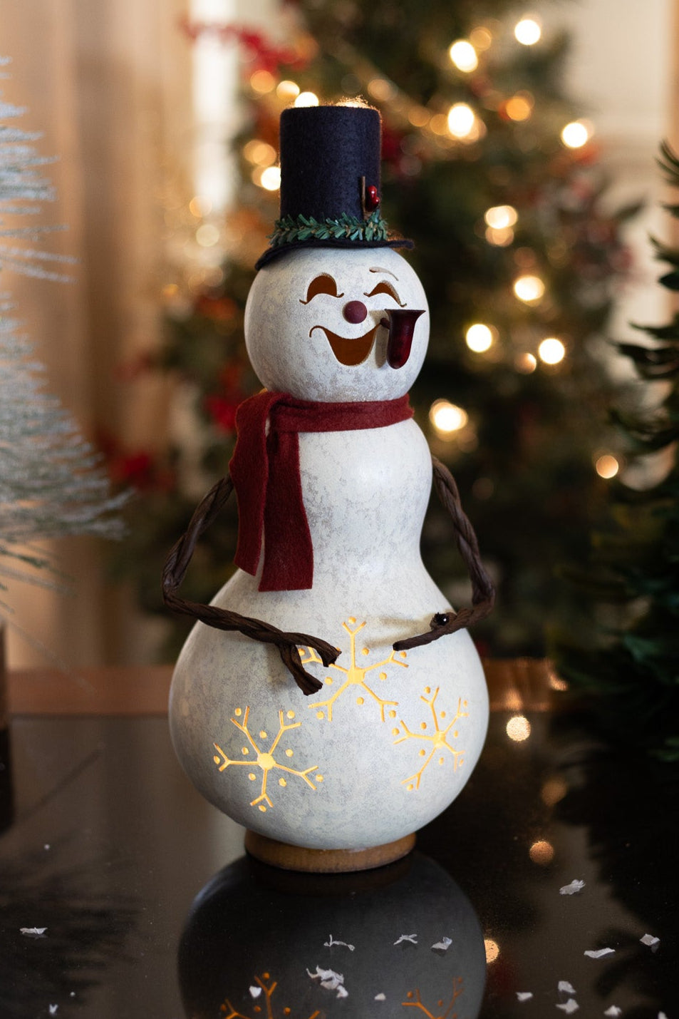 Blizzard Snowman at Meadowbrooke Gourds. 