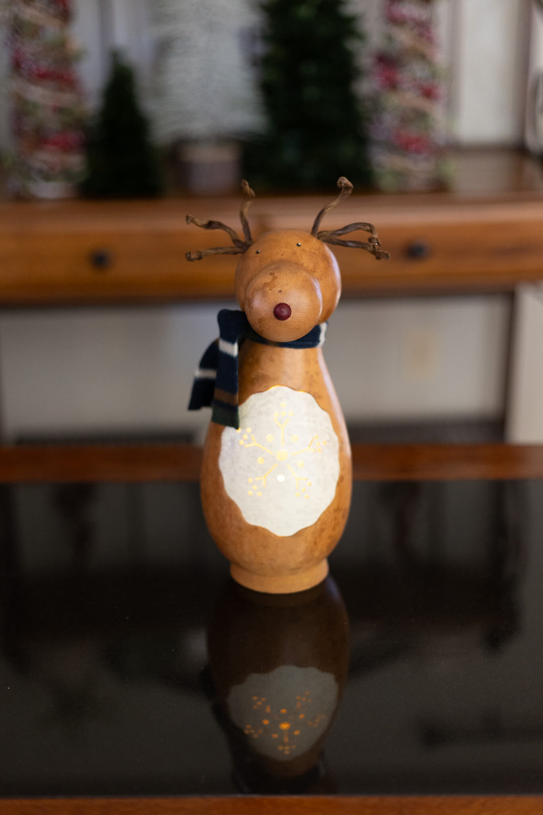 Dash Reindeer at Meadowbrooke Gourds. 