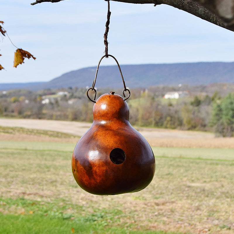 Cabin Birdhouse - Walnut